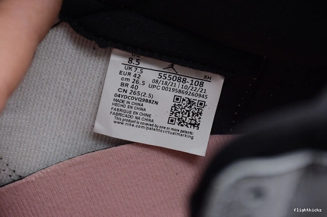 Stage 555088-108 Air High Jordan 1 Haze OG 0805